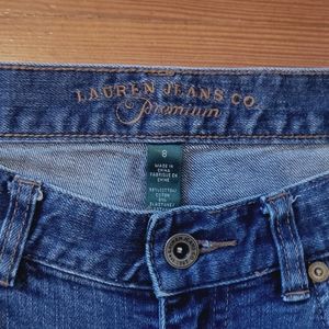 LRL Lauren Jeans Co. Size 8 Contemporary Bootcut Medium Wash